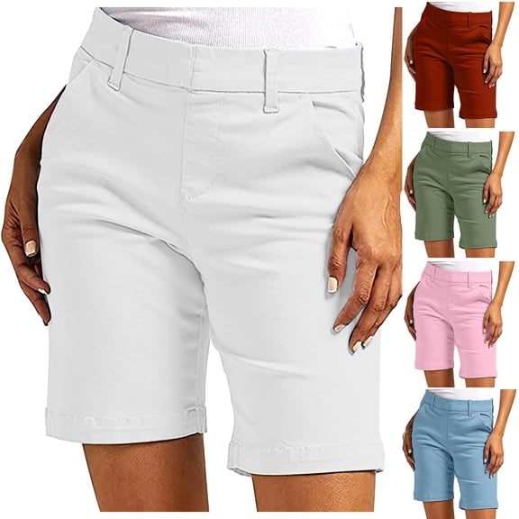 Utoimkio Women's Casual Lounge Shorts Summer Loose Dress Shorts with Pockets for Women