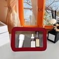 thumbnail image 7 of Ufehgfjh Large Makeup Bag Makeup Bags Fashion Transparent Cosmetic Bag Large Capacity Makeup Organizer Bag Portable Sense of Wash Bag Aesthetic Llightweight for Dormitory Travel Dressing Room, 7 of 7