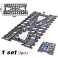 thumbnail image 2 of New City Trains Flexible Tracks Soft Straight Curved Rails Switch Building Block Creative Models Railways Toys For Kids Gifts, 2 of 5