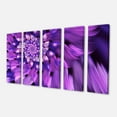 thumbnail image 2 of Art en Forme de Fleur Bleue - Impression sur Toile Florale, 2 of 3