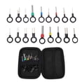 thumbnail image 1 of Kit de herramientas de extracción de terminales para automóviles, camiones, motocicletas y barcos Unique Bargains, extractor de pines de terminal de conector de cable negro de 139 piezas, 1 of 1