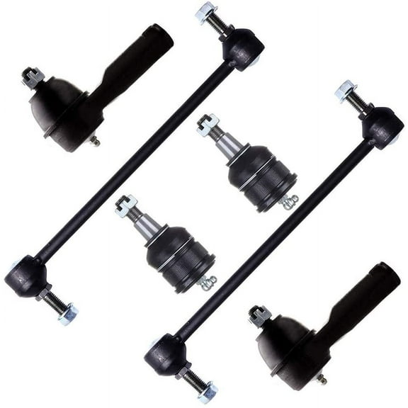 CCIYU Lower Ball Joints Outer Tie Rod Ends Front Sway Bar End Link Compatible fit for 1999-2004 for Honda Odyssey 6pcs Suspension Kit