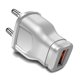 thumbnail image 1 of Cargador de teléfono móvil con puerto USB integrado de 1 A y 5 W, cabezal de carga de viaje para teléfono inteligente, 1 of 2