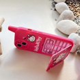 thumbnail image 2 of Cartoon Case for iPhone 12 Pro Max Case, Cute Funny Kawaii Cat Kitty Phone Case 3D Character Soft Silicone Cover Case for Kids Girls and Womens, 2 of 4