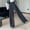 A_ Black, variant on Womens Flowy Wide Leg Beach Trousers Business Work Casual Pants High Waist Solid Lightweight Pants Summer Trendy Clothes 2025 Black M