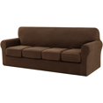thumbnail image 1 of CHUN YI Housse de Canapé avec Housse de Coussin Séparée Extensible à Carreaux, 1 of 7