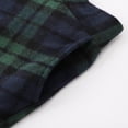 thumbnail image 6 of Womens Plaid Wool Blend Skirts Elastic Waist A-Line Pleated Long Skirts (Green L), 6 of 8