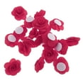 thumbnail image 1 of Baohd 20 Pieces Silk Rose Flower Head Bud DIY Craft Wedding Decor Hot Pink, 1 of 9
