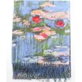 thumbnail image 2 of Bufanda suave de cachemira para mujer, elegante, grande, cálida, para invierno, chal, regalo, obra de Monet, Klimt, Van Gogh, impresa, 2 of 5