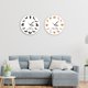 thumbnail image 1 of 2x Relojes de pared Decoración silenciosa Decoración artística Perro para el hogar Comedor Interior Macarena Reloj de pared, 1 of 8