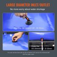thumbnail image 5 of VEVOR 540L/142.7 Gallon Water Storage Bladder, RV Water Tank, 1000D Blue PVC Collapsible Water Storage Containers, Large Capacity Soft Water Bag, Portable Water Bladder, Fire Prevention, Camping, 5 of 9