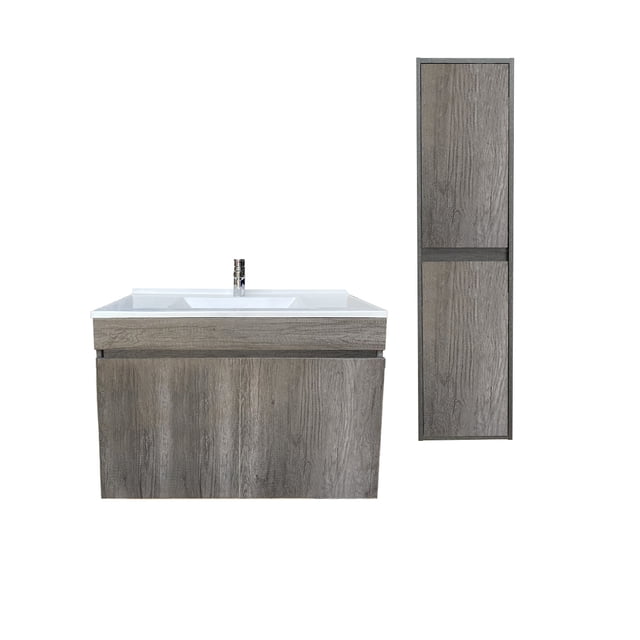 Combo De Gabinete para Baño Lavamanos Y Monomando + Gabinete Organizador Moscú