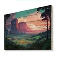 thumbnail image 2 of Designart "Tropical Wilderness Exotic Escape" Forest Print on Natural Pine Wood, 2 of 5