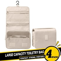 AYktou Hanging Travel Toiletry Bag Expandable Compartments Toiletry Bag for Women And Men Waterproof Travel Bag