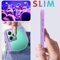 thumbnail image 7 of Compatible with Redmi Note 12 5G Case for Women Men, Shockproof Xiaomi Redmi Note 12 5G Protective Case Clear Phone Case Support Wireless Charging Cases (Purple), 7 of 7