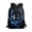 Blue Flame Wolf, variant on Galaxy Steam Train Kids School Backpack 17 Inch for Primary Students Ages 6-12 Built-in Laptop Sleeve Customizable Shoulder Straps Large Capacity Bookbag Back to School Gifts