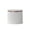 White, variant on Matte Finish Tea Container Flat Lid Round Tea Tin, Universal Empty Metal Canister Storage Box For Tea Tinplate Tea Jar For Spices,Portable Food Storage Box.