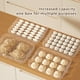 thumbnail image 3 of Contenedores de Almacenamiento de Alimentos Caja de Almacenamiento de Dumplings, Caja de Congelación, Caja de Almacenamiento de Refrigerador, Tapa, Caja de Almacenamiento de Dumplings, Caja de Almacen, 3 of 6