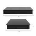 thumbnail image 7 of Nexera Valere Full Size Platform Bed Frame, Black, 7 of 7