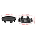 thumbnail image 2 of Unique Bargains 2pcs Universal Car Wheel Center Caps Hub Caps 59mm 6Lugs Black, 2 of 3
