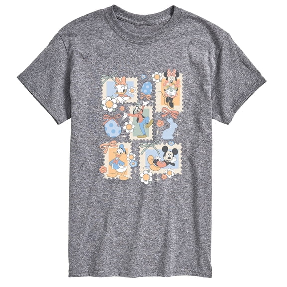 Disney - Characters Easter Stamp Grid Short Sleeve Graphic T-Shirt