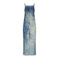 thumbnail image 5 of Nmnitkp Overalls for Women Casual Loose Summer Rompers Boho Floral Adjustable Straps Wide Leg Jumpsuits with Pockets PQ2, 5 of 5