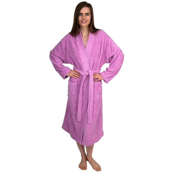 TowelSelections Women's Robe Organic Cotton Terry Kimono Bathrobe