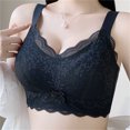 thumbnail image 4 of Ltctricy Women's Lace Mesh Bras No Underwire Supportive Lift Full Coverage Bralettes Plus Size Unpadded Bras, 4 of 5