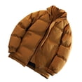 thumbnail image 4 of Maoxin Jackets for Men Casual Sports Daily Outdoor Stand Collar Long Sleeve Jacket Khaki 2XL, 4 of 8