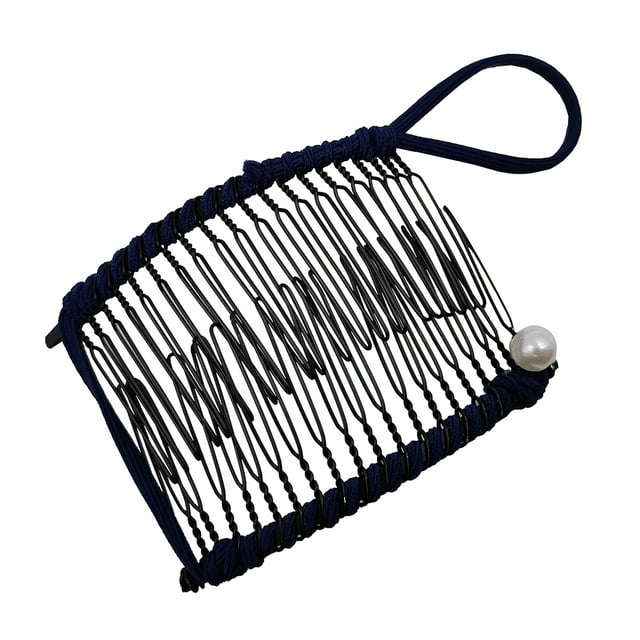 TIMIFIS Jewelry Anti-Slip Hair Clip Retro Banana Hair Clip Elastic Hair Accessory 20 Teeth Banana Comb Hair Clip For Thick Wavy Natural Curls Valentine'S Day Gift