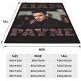 thumbnail image 5 of Liams Music Payne Flannel Blanket Air Conditioning Blanket Nap Blanket Sofa Throw Blanket Throw Blankets 50"X40", 5 of 6