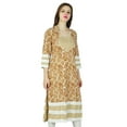 thumbnail image 5 of Phagun Designer Kurta Women Ethnic Kurti Cotton Rayon Printed Top Tunic Dress, 5 of 8