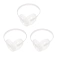 thumbnail image 3 of WEAVILUX 3-Pack White Plastic Earmuff Frame Holders for Comfortable Ear and Crafting Use, 3 of 8