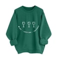 thumbnail image 6 of Womens Sweatshirts Wine Glass Printed Long Sleeved Loose Casual Sweatshirt Army Green M,Sweatshirts Jacket for Women, 6 of 6