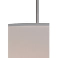 thumbnail image 5 of Meyda 145853 36 in. Cilindro White Textrene Pendant, White 62 Hardbacked Nickel, 5 of 7