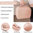 thumbnail image 2 of Petit Charlie Bolsa de maquillaje de viaje, Bolsa de maquillaje Bolsas de cosméticos de viaje grandes, Bolsa de cosméticos de viaje de gran capacidad, Bolsa de cosméticos impermeable, 2 of 7