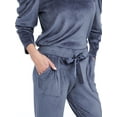 thumbnail image 4 of Jessica Simpson Women's Velour Top and Jogger Pants Pajama Set, 2-Piece, Sizes S-XL, 4 of 4