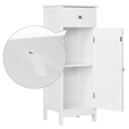 thumbnail image 4 of Yaheetech Floor Storage Cabinet with Drawer and Door, White, 4 of 8