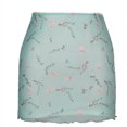 thumbnail image 3 of Falda Cruzada a la Cadera Falda casual estampada Falda mini de cintura alta Faldas cortas para mujer (Verde XL) Ygjytge para Mujer Verde T M, 3 of 8