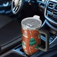 thumbnail image 6 of Christmas 40oz Tumbler– Stainless Steel Insulated Tumbler with Handle and Straw, Large Capacity Travel Cup for Hot & Cold Drinks, 6 of 7