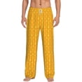 thumbnail image 1 of Kdxio Corn Kernels Pattern Men's Pajama Pants, Elastic Waist with Drawstring and Pockets, Comfortable Loungewear-Small, 1 of 6