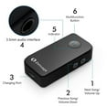 thumbnail image 5 of Zetsage Protable Bluetooth 5.0 Receiver, Car Adapter & Bluetooth Car Aux Adapter, 3.5mm Jack Stereo AUX Audio Adapter Handsfree for Streaming Sound System, 5 of 10