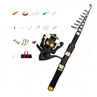 BambooMN 11.5ft Old-fashioned Bamboo Fishing Pole w/ Bobber, Hook, Line,  Sinker - 1 Set - Walmart.com