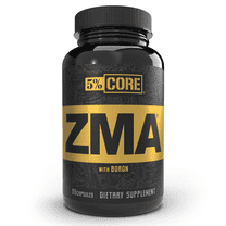 5% Nutrition Core ZMA (with Boron) Supplement Promotes Recovery by Restoring Levels of Zinc, Magnesium & Vitamin B-6 (90 Capsules)