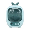 thumbnail image 4 of ICQOVD Desktop Fan Mist Cooling Fan Usb Rechargeable Three Speed Desktop Fan for Summer Outdoor Work Use, 4 of 8