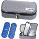 thumbnail image 2 of paquete de estuches de viaje para insulina, bolsa de viaje con enfriador de pluma de insulina y viales de almacenamiento con 2 paquetes de hielo refrigerantes, bolsa de refrigerador de insulina portát, 2 of 5