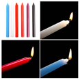 thumbnail image 5 of MesaSe 3 Pcs Bougies Coniques Trois Couleurs Bougie Cryogénique Bougies Coniques Anti-Goutte Très Faible Smog Multifonction et Multiscène pour Maison Mariages Bougie Cadeau de la Saint-Valentin, 5 of 5