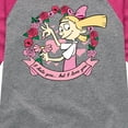 thumbnail image 3 of Hey Arnold! - Valentine's I Love You - Toddler And Youth Girls Raglan Graphic T-Shirt, 3 of 5