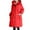 Watermelon Red, variant on shqvo Extra Length Raincoats for Womens Waterproof Lightweight Hooded Windbreaker Rain Jacket Outdoor Poncho with Pockets