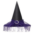 thumbnail image 1 of Maojin Decoración de Halloween Aldult Sombrero de Bruja de Halloween Sombrero de Malla Sombrero de poliéster, 1 of 2